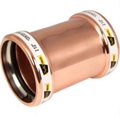 4" Copper Press Repair Coupling No Stop Press X Press