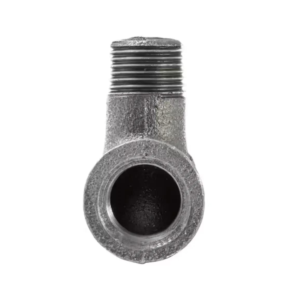 Black Malleable Street 90 Elbow