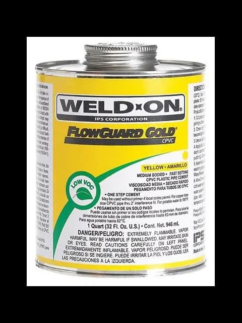1 QT YELLOW CPVC CEMENT
