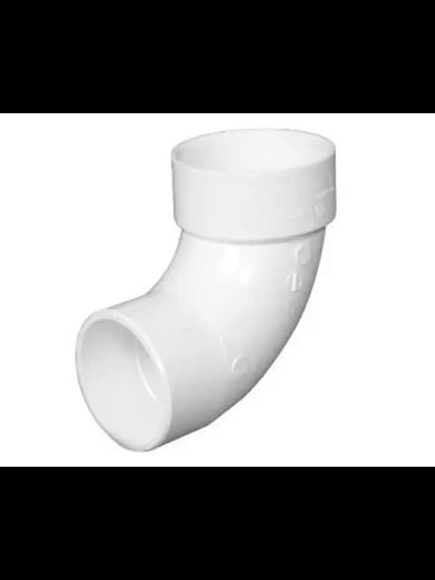 DWV LP302-060 6 PVC DWV 1/4 BEND, STREET (S x H)