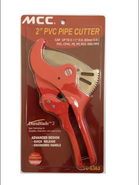 MCC PVC Pipe Cutter Up to 2-1/2"