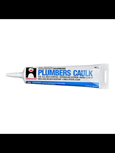 SILICONIZED ACRYLIC LATEX; TUBE,CONTAINER TYPE; 5.5 OZ FLUID,CONTAINER SIZE; CLEAR COLOR;,APPLICATION CERAMIC, METAL,,PLASTIC; PLUMBERS CAULK[T] BRAND;,25 MODEL; WATER PROOF; PACKAGING,QUANTITY 24 PIECES/PACK