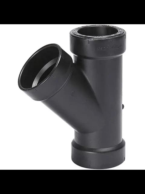 6" X 6" X 4" ABS Reducing Wye