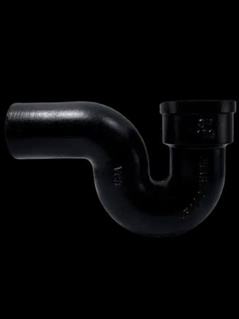 2" No Hub Cast Iron P-Trap Import