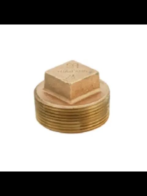 BF B-PLS03 1/2" BRASS PLUG-SOLID