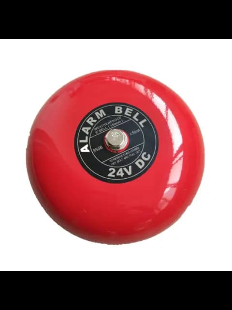 6" Fire Alarm Bell 24V DC Electric