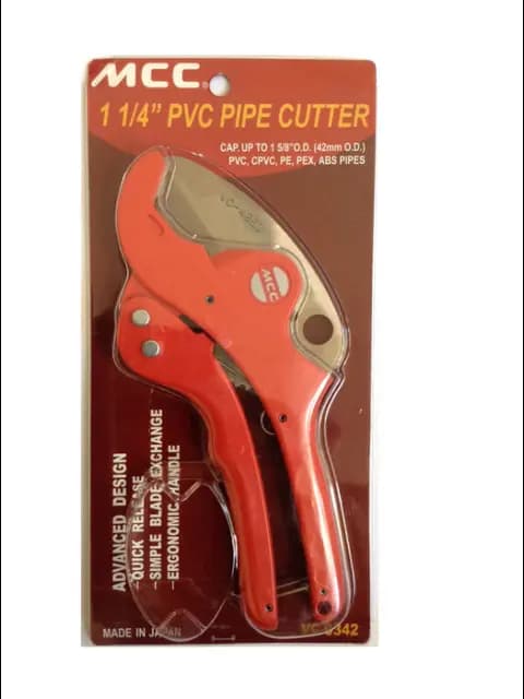 MCC PVC Pipe Cutter Up to 1-5/8"
