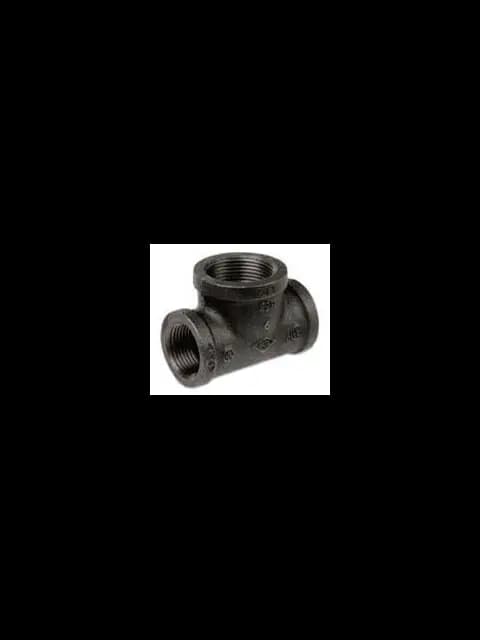 1-1/4" X 1" X 1-1/2" Ductile Iron,Screwed Reducing Tee