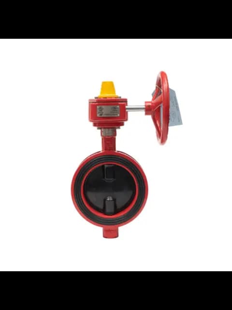 ALEUM HPW-800 8" HPW Ductile Iron,Wafer 300 PSI Butterfly Valve,W/Tamper Switch UL/FM Approved