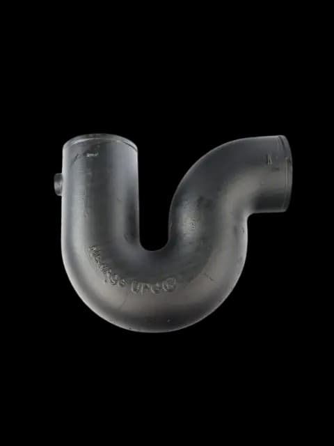 4" No Hub Cast Iron P-Trap W/1/2",Tap Primer Import