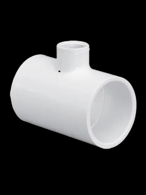 REDUCER; 1 INCH X 3/4 INCH X 1/2,INCH NOMINAL SIZE; 1 INCH IPS,SOLVENT WELD SOCKET X 3/4 INCH IPS,SOLVENT WELD SOCKET X 1/2 INCH IPS,SOLVENT WELD SOCKET END CONNECTION;,40 S SCHEDULE; INJECTION MOLDED PVC,MATERIAL; ASTM D1784 MATERIAL,SPECIFICATION
