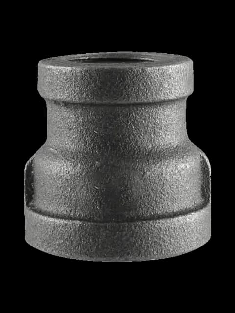 3" X 2-1/2"Black Malleable Reducing Coupling