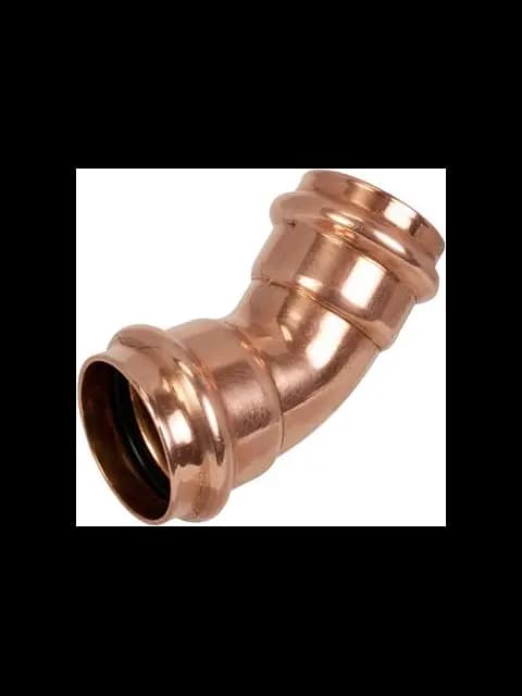 1/2" Copper Press 45 Drop Ear,Elbow Press X Press