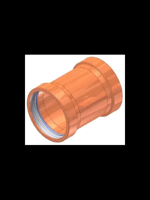 1/2" Copper Press Coupling No Stop