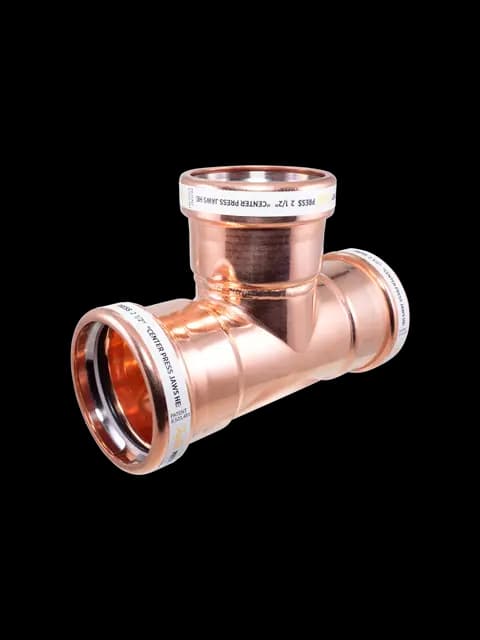4" Copper Press Tee Press X Press,X Press