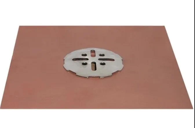 3" No Hub Copper Balcony Drain