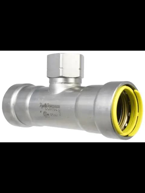 2" X 2" X 1" Carbon Steel Tee,4712G Gas Press X Press X Fem