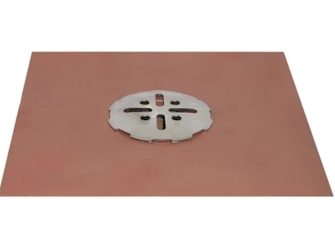 2" No Hub Copper Balcony Drain