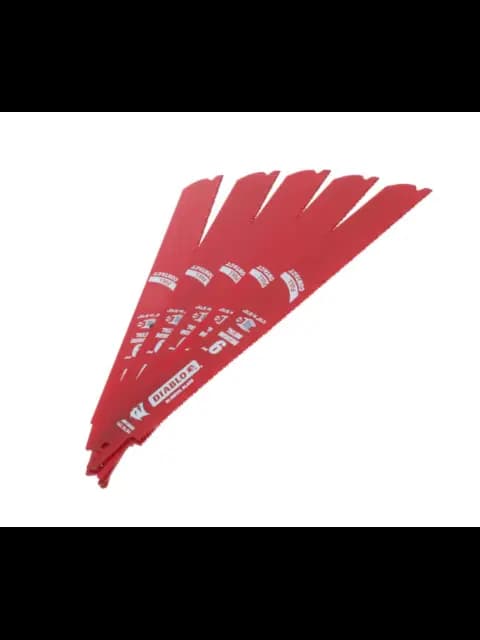 Diablo DS0908BFD5 9" 8/10TPI,Bi-Metal Reciprocating Saw Blades,for Thick Metal (5-pk)