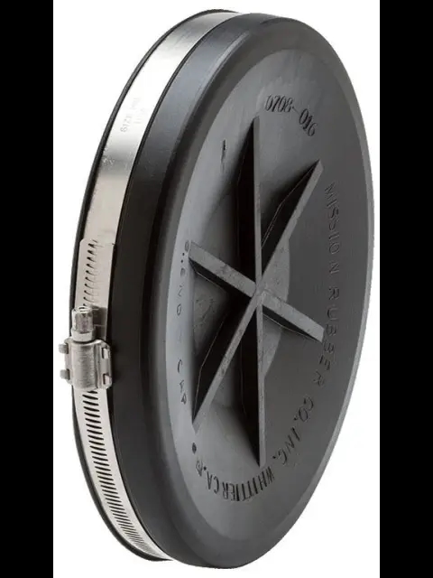 5" Flexible Rubber End Cap