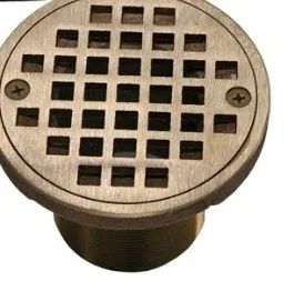 5" Round Grate Only - Nickel Bronze