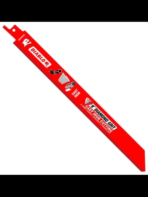 Diablo DS0930DGX 9" Diamond Grit,Reciprocating Saw Blade for Cast,Iron