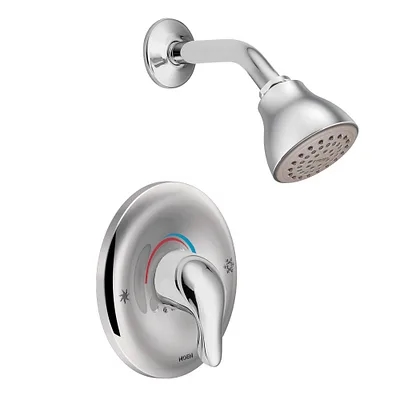 MOEN 7907 Chateau Chrome Two-Handle Low Arc Kitchen Faucet
