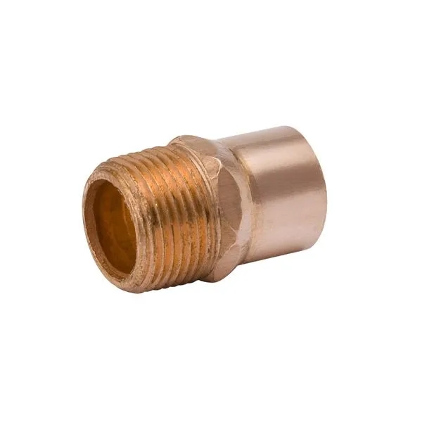 1/2" C X 3/8" M Copper Male Adapter
