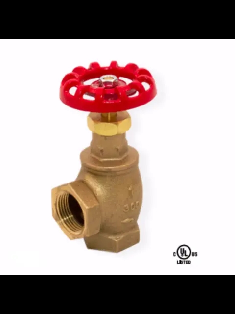 1" Brass Threaded Angle Valve