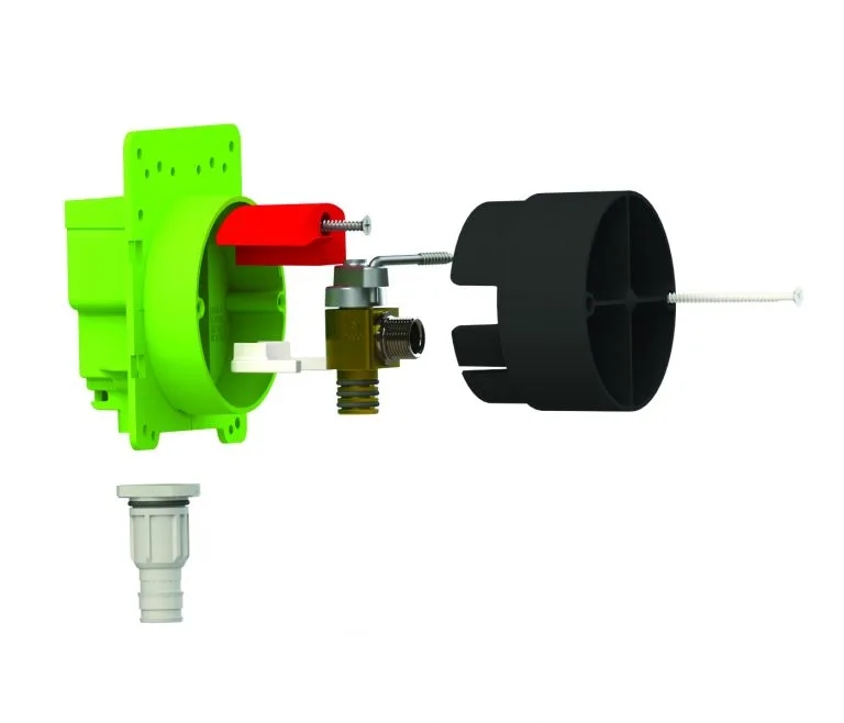 LSP OBPS-104-RK-LL 1/2" Uponor PEX Lead Free ROUGH-IN KITS-INCLUDES BOX VALVE AND PROTECTIVE COVER