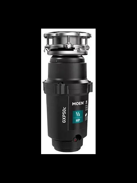 MOEN GXP50C GX PRO Series Prep Series 1/2 Horsepower Garbage Disposal