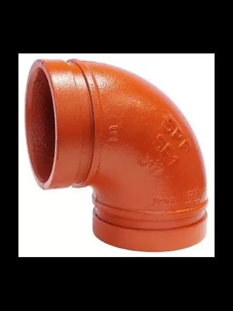 4" Short Grooved 90 Elbow