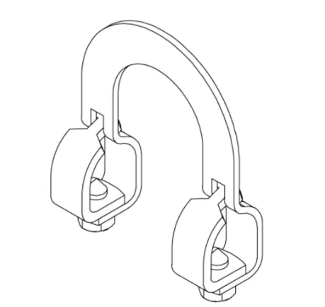 PHD Fig 015 3" X 1" Lateral Sway Brace Clamp
