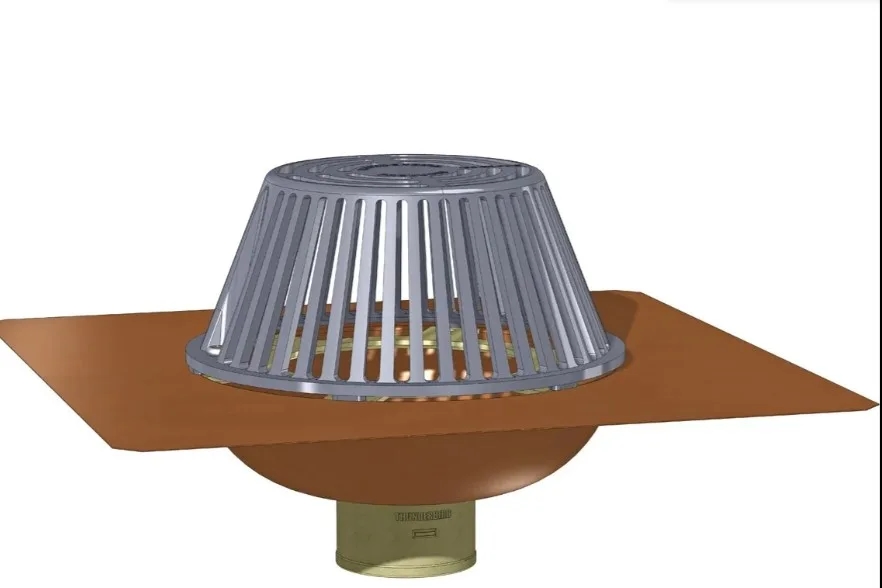 3" No Hub Bottom Out Roof Drain