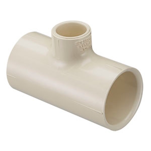 3/4" X 1/2" X 3/4" CTS CPVC Gold Reducing Tee