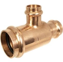 1-1/4" X 1-1/4" X 3/4" Copper Press Tee Press X Press X Press